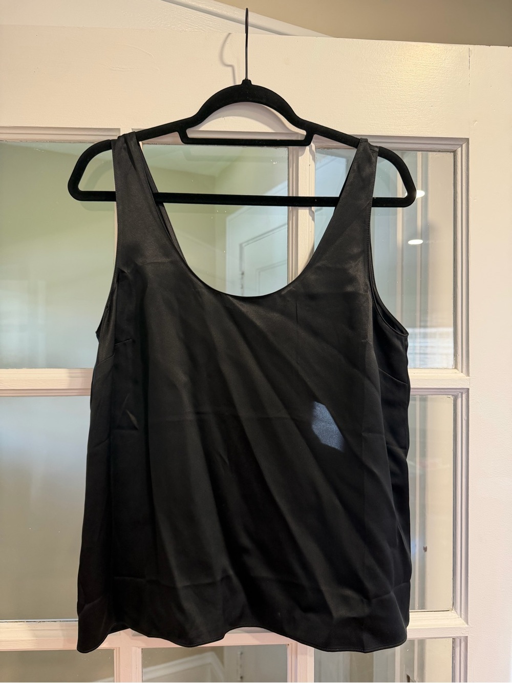 EUC Banana Republic Silk Tank, Black, Sz M